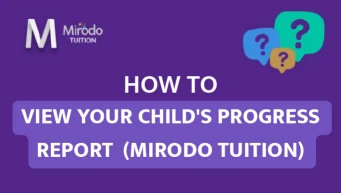 How to view your child's progress report