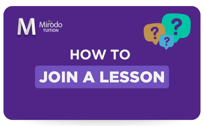 How to Join a Lesson